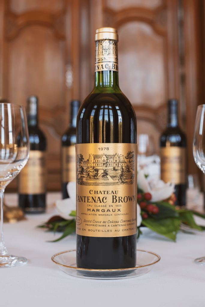 Chateau Cantenac Brown 1978 - Étiquette bouteille